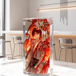 Genshin Impact Zhongli Acrylic Block