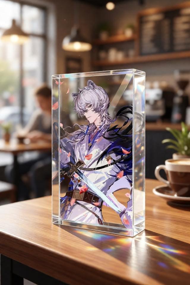 Arknights Silver Ash Acrylic Block